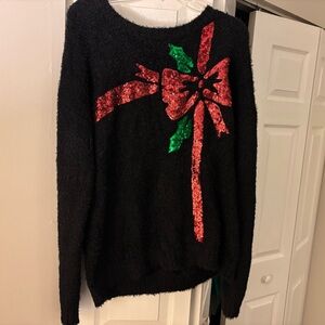 Christmas Bow Sweater